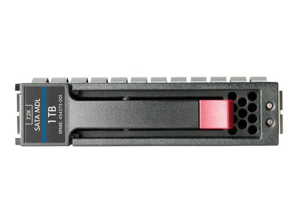 HPE Midline - Hårddisk - 3 TB - hot-swap - 3,5" LFF - SATA 6Gb/s - 7200 rpm - med HPE SmartDrive-hållare