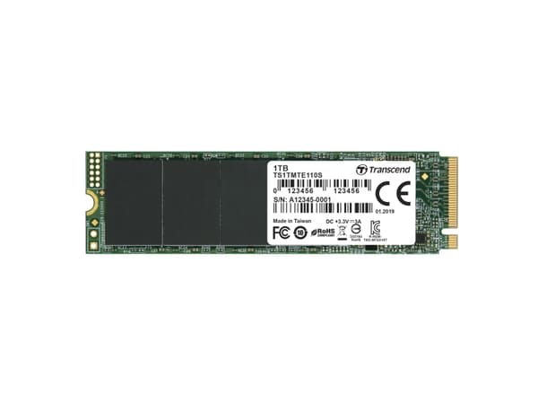 Transcend 110S - SSD - 1 TB - inbyggd - M.2 2280 - PCIe 3.0 x4 (NVMe)