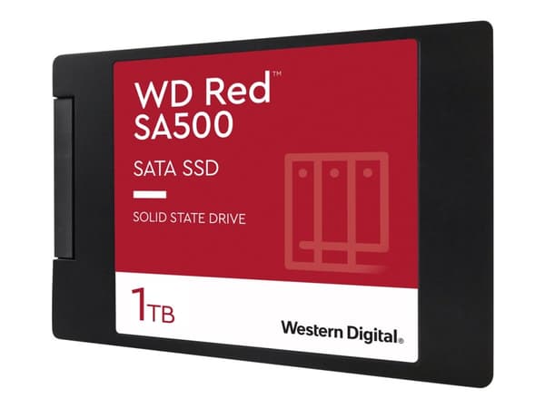 WD Red SA500 WDS100T1R0A - SSD - 1 TB - intern - 2.5" - SATA 6Gb/s