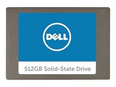 Dell - SSD - 512 GB - inbyggd - 2.5" - SATA - för Inspiron 15 5567, 17 5767, 3593; Latitude 5521, E7240; OptiPlex 30XX, 5480, 70XX, 90XX