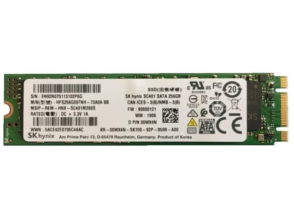 Dell - SSD - 256 GB - inbyggd - SATA 6Gb/s