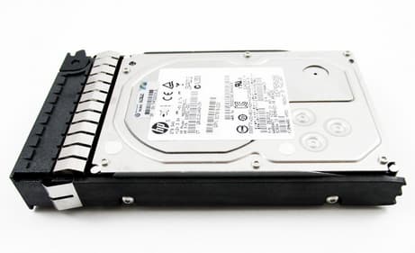 HPE Dual Port Midline - Harddisk - 2 TB - hot-swap - 3.5" LFF - SAS 6Gb/s - 7200 rpm - med HP SmartDrive-holder