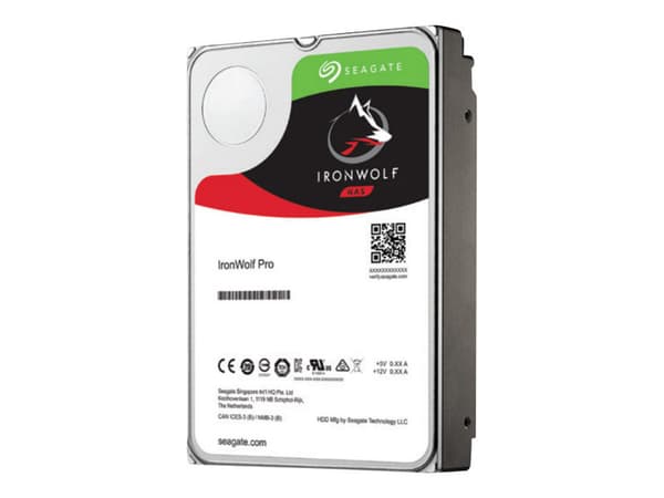 Seagate IronWolf Pro ST4000NE001 - Harddisk - 4 TB - intern - 3.5" - SATA 6Gb/s - 7200 rpm - buffer: 256 MB - med 2-års Rescue Data Recovery Service