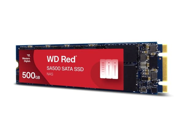 WD Red SA500 WDS500G1R0B - SSD - 500 GB - intern - M.2 2280 - SATA 6Gb/s