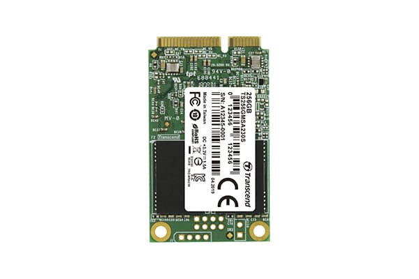Transcend 230S, 256 GB, mSATA, 530 MB/s, 6 Gbit/s