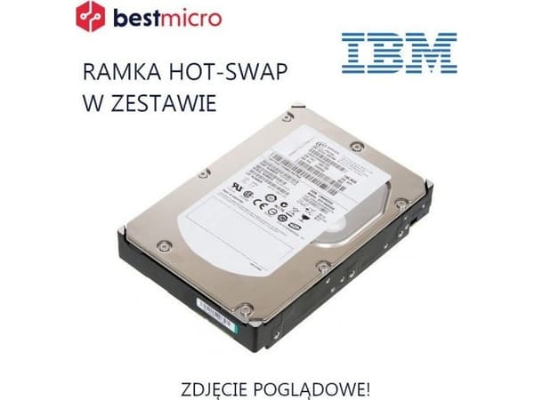Lenovo - Hårddisk - 146,8 GB - hot-swap - 3,5" - SAS - 15000 rpm - för System Storage DS3200; System x32XX; x32XX M2; x3350; x3400; x35XX; x36XX; x37