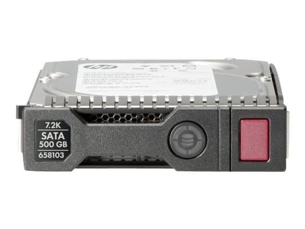 HPE Midline - Kiintolevy - 500 Gt - hot-swap - 3,5" LFF - SATA 6Gb/s - 7200 rpm - med HPE SmartDrive -kantaja