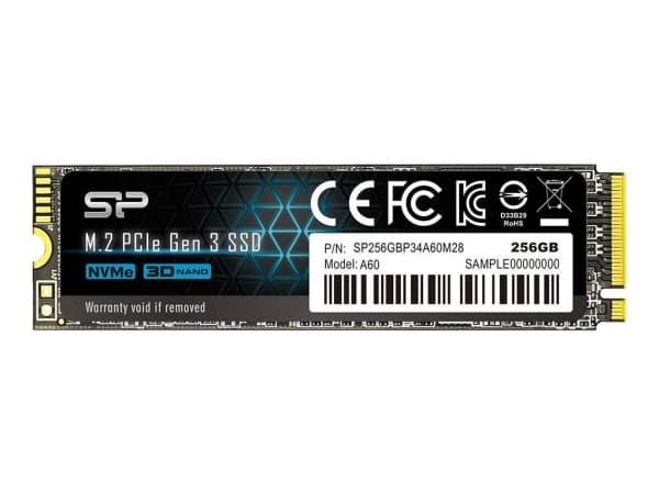Silicon Power P34A60, 256 GB, M.2, 2200 MB/s