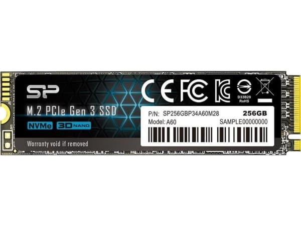 Silicon Power P34A60, 256 GB, M.2, 2200 MB/s