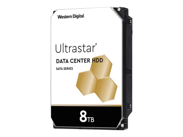 WD Ultrastar DC HC320 HUS728T8TALE6L4 - Hårddisk - 8 TB - intern - 3,5" - SATA 6Gb/s - 7200 rpm - buffert: 256 MB