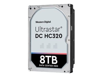 WD Ultrastar DC HC320 HUS728T8TALE6L4 - Harddisk - 8 TB - intern - 3,5" - SATA 6 Gb/s - 7200 rpm - buffer: 256 MB
