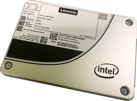 Lenovo ThinkSystem 5300 Mainstream - SSD - 480 GB - hot-swap - 2.5" - SATA 6Gb/s - för ThinkAgile MX3330-F Appliance; MX3331-F Certified Node; ThinkS