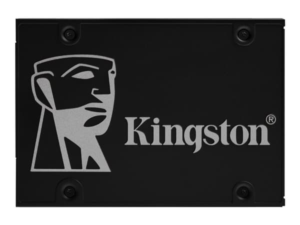 Kingston KC600 - SSD - kryptert - 2 TB - intern - 2.5" - SATA 6Gb/s - 256-bit AES-XTS - TCG Opal Encryption, Self-Encrypting Drive (SED)