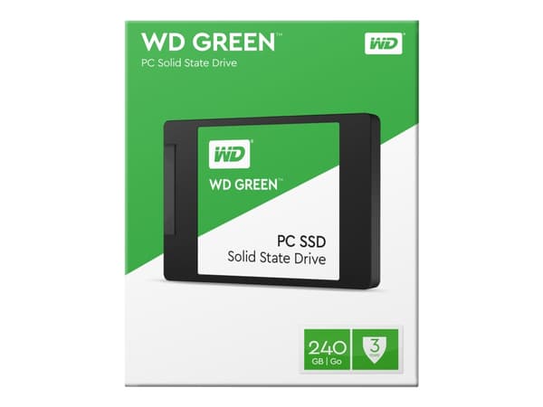 WD Green PC SSD WDS240G1G0A - SSD - 240 GB - inbyggd - 2.5" - SATA 6Gb/s