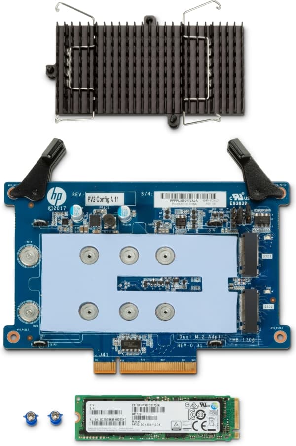HP Z Turbo Drive G2 - SSD - 1 TB - intern - M.2 - PCIe 3.0 x4 (NVMe) - for Workstation Z8 G4
