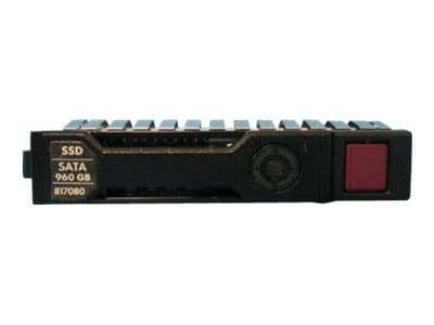 HPE Read Intensive-3 - SSD - 960 GB - hot-swap - 2.5" SFF - SATA 6Gb/s - med HP SmartDrive-bärvåg