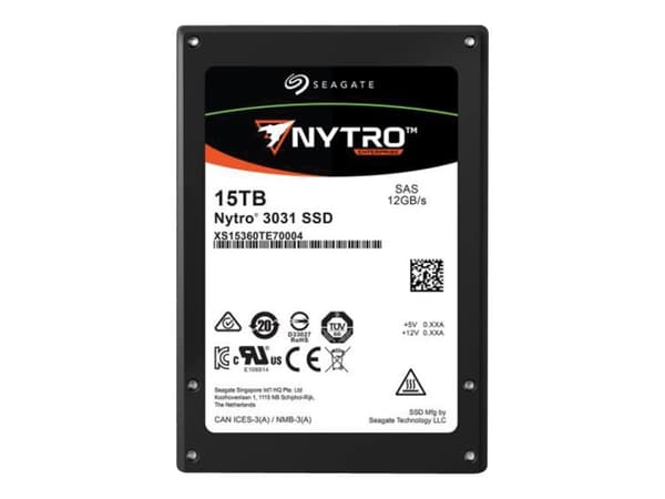 Seagate Enterprise XS15360TE70014 SSD-massamuisti 2.5" 15360 GB SAS 3D eTLC