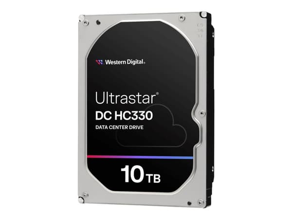 WD Ultrastar DC HC330 WUS721010ALE6L1 - Harddisk - kryptert - 10 TB - intern - 3.5" - SATA 6Gb/s - 7200 rpm - buffer: 256 MB - Self-Encrypting Drive