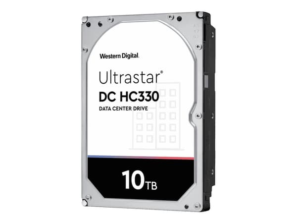 WD Ultrastar DC HC330 WUS721010ALE6L1 - Harddisk - kryptert - 10 TB - intern - 3.5" - SATA 6Gb/s - 7200 rpm - buffer: 256 MB - Self-Encrypting Drive