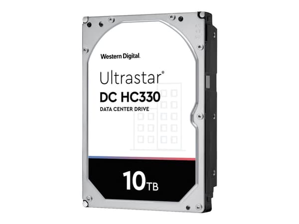 WD Ultrastar DC HC330 WUS721010ALE6L1 - Harddisk - kryptert - 10 TB - intern - 3.5" - SATA 6Gb/s - 7200 rpm - buffer: 256 MB - Self-Encrypting Drive