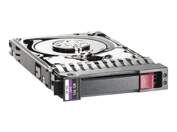 HPE Dual Port Enterprise - Hårddisk - 146 GB - hot-swap - 2,5" SFF - SAS - 15000 rpm