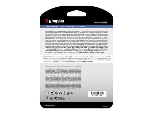 Kingston Data Center DC1000B - SSD - krypterat - 480 GB - inbyggd - M.2 2280 - PCIe 3.0 x4 (NVMe) - 256 bitars AES - Self-Encrypting Drive (SED)