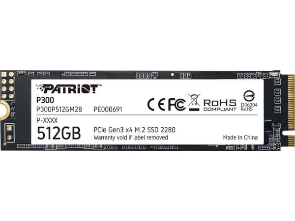 Patriot Memory P300P512GM28, 512 GB, M.2