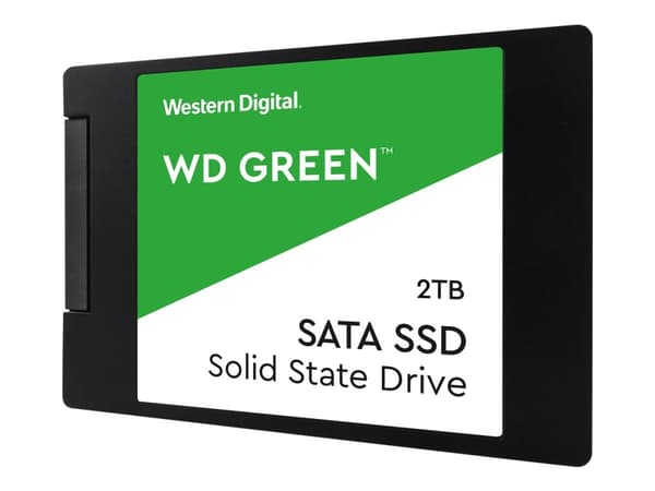 WD Green SSD WDS200T2G0A - SSD - 2 TB - inbyggd - 2.5" - SATA 6Gb/s