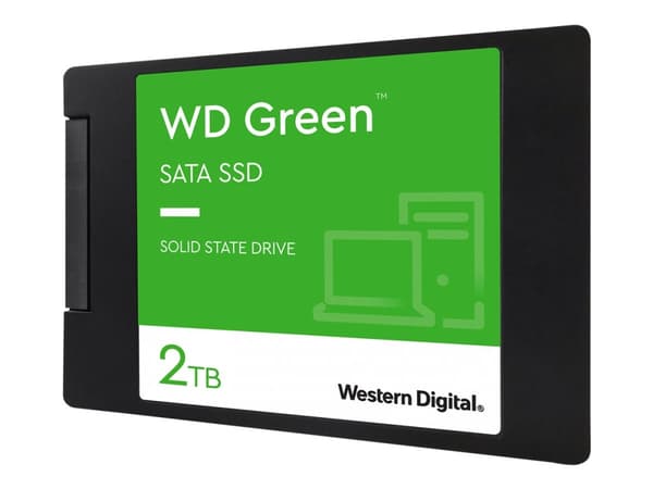 WD Green SSD WDS200T2G0A - SSD - 2 TB - inbyggd - 2.5" - SATA 6Gb/s