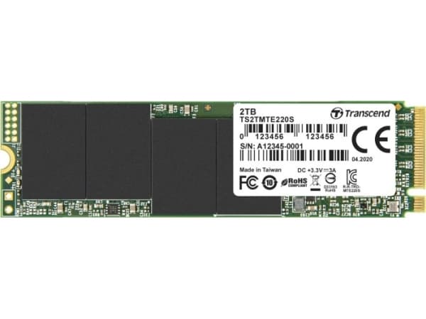 Transcend 220S - SSD - 2 TB - intern - M.2 2280 - PCIe 3.0 x4 (NVMe)