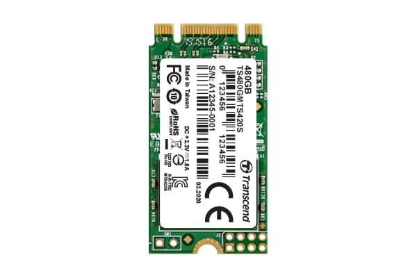 Transcend 420S - SSD - 480 GB - intern - M.2 2242 - SATA 6Gb/s