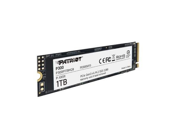 Patriot P300 - SSD - 1 TB - inbyggd - M.2 2280 - PCIe 3.0 x4 (NVMe)