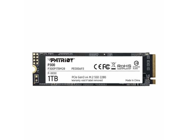 Patriot P300 - SSD - 1 TB - inbyggd - M.2 2280 - PCIe 3.0 x4 (NVMe)