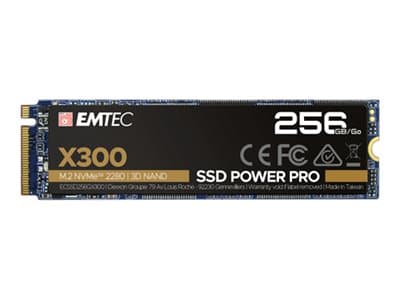 EMTEC Power Pro X300 - SSD - 256 GB - intern - M.2 2280 - PCIe 3.0 x4 (NVMe)