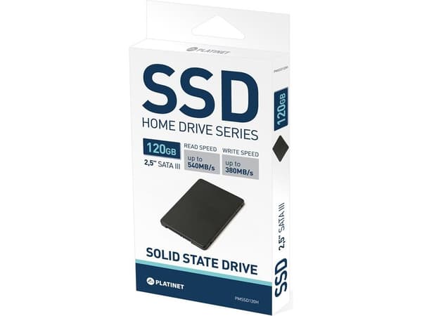 Platinet PMSSD120H, 120 GB, 2,5", 540 MB/s, 6 Gbit/sek.