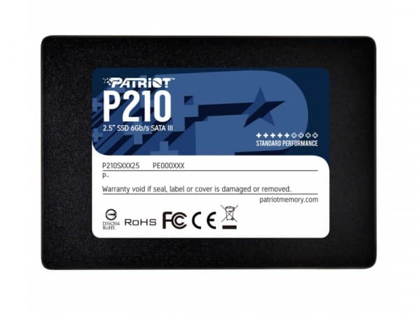 Patriot P210 - SSD - 256 GB - inbyggd - 2.5" - SATA 6Gb/s