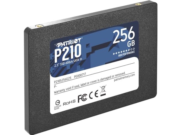 Patriot P210 - SSD - 256 GB - inbyggd - 2.5" - SATA 6Gb/s