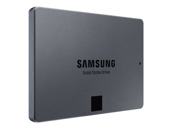 Samsung 870 QVO MZ-77Q1T0BW - SSD - krypterat - 1 TB - inbyggd - 2.5" - SATA 6Gb/s - buffert: 1 GB - 256 bitars AES - TCG Opal Encryption