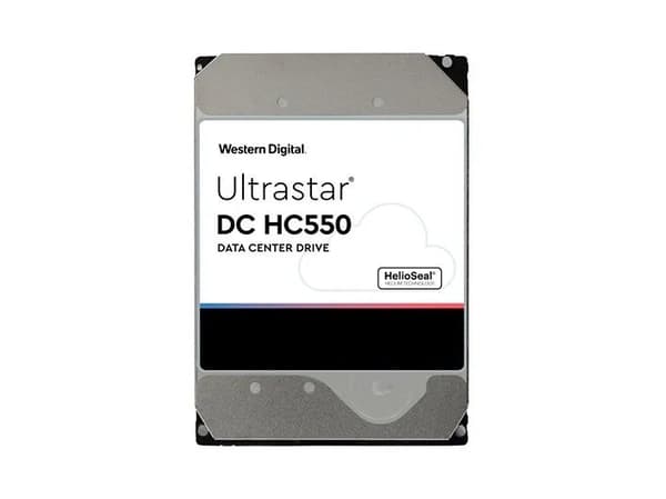 WD Ultrastar DC HC550 WUH721818ALE6L4 - Harddisk - 18 TB - intern - 3,5" - SATA 6 Gb/s - 7200 rpm - buffer: 512 MB
