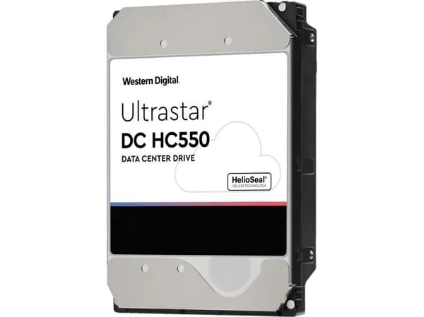 WD Ultrastar DC HC550 WUH721818ALE6L4 - Harddisk - 18 TB - intern - 3,5" - SATA 6 Gb/s - 7200 rpm - buffer: 512 MB