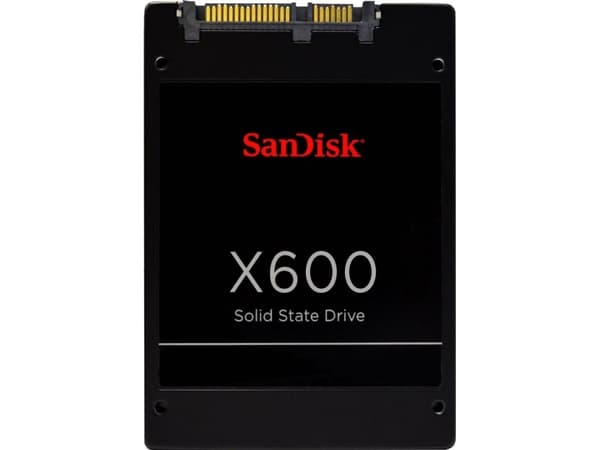 SanDisk X600 - SSD - krypteret - 2 TB - sisäinen - 2.5" - SATA 6Gb/s - itsekoodattava asema (SED)