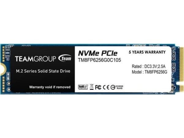 Team Group MP33, 256 GB, M.2, 1600 MB/s