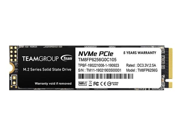 Team Group MP33 - SSD - 256 GB - inbyggd - M.2 2280 - PCIe 3.0 x4 (NVMe)