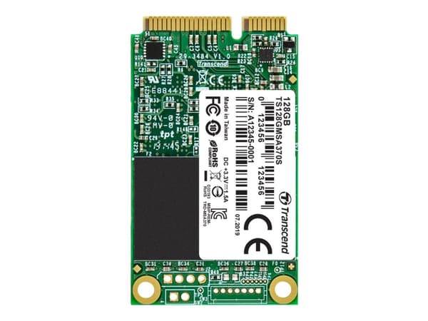 Transcend 370S - SSD - 128 GB - inbyggd - mSATA - SATA 6Gb/s