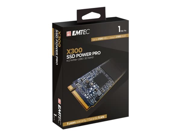 EMTEC Power Pro X300 - SSD - 1 TB - intern - M.2 2280 - PCIe 3.0 x4 (NVMe)
