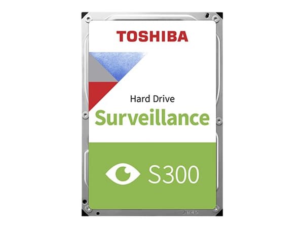 Toshiba S300 Surveillance - Harddisk - 2 TB - intern - 3.5" - SATA 6Gb/s - 5400 rpm - buffer: 128 MB