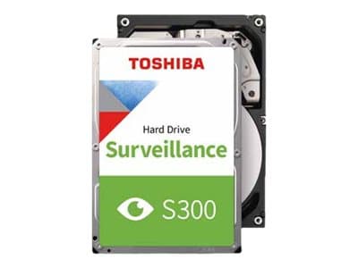 Toshiba S300 Surveillance - Harddisk - 2 TB - intern - 3.5" - SATA 6Gb/s - 5400 rpm - buffer: 128 MB