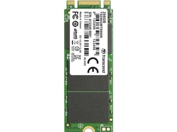 Transcend MTS600S - SSD - 256 GB - intern - M.2 2260 - SATA 6Gb/s