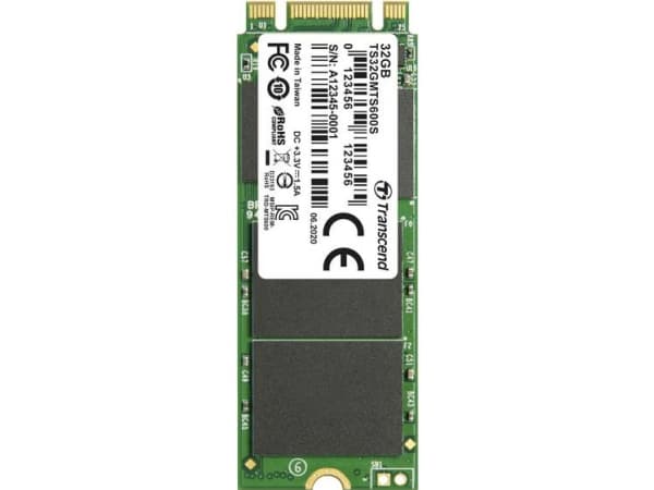 Transcend MTS600S - SSD - 32 GB - inbyggd - M.2 2260 - SATA 6Gb/s