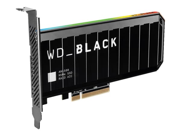 WD_BLACK AN1500 WDS100T1X0L-00AUJ0 - SSD - 1 TB - intern - PCIe-kort - PCIe 3.0 x8 (NVMe) - integrert kjøle